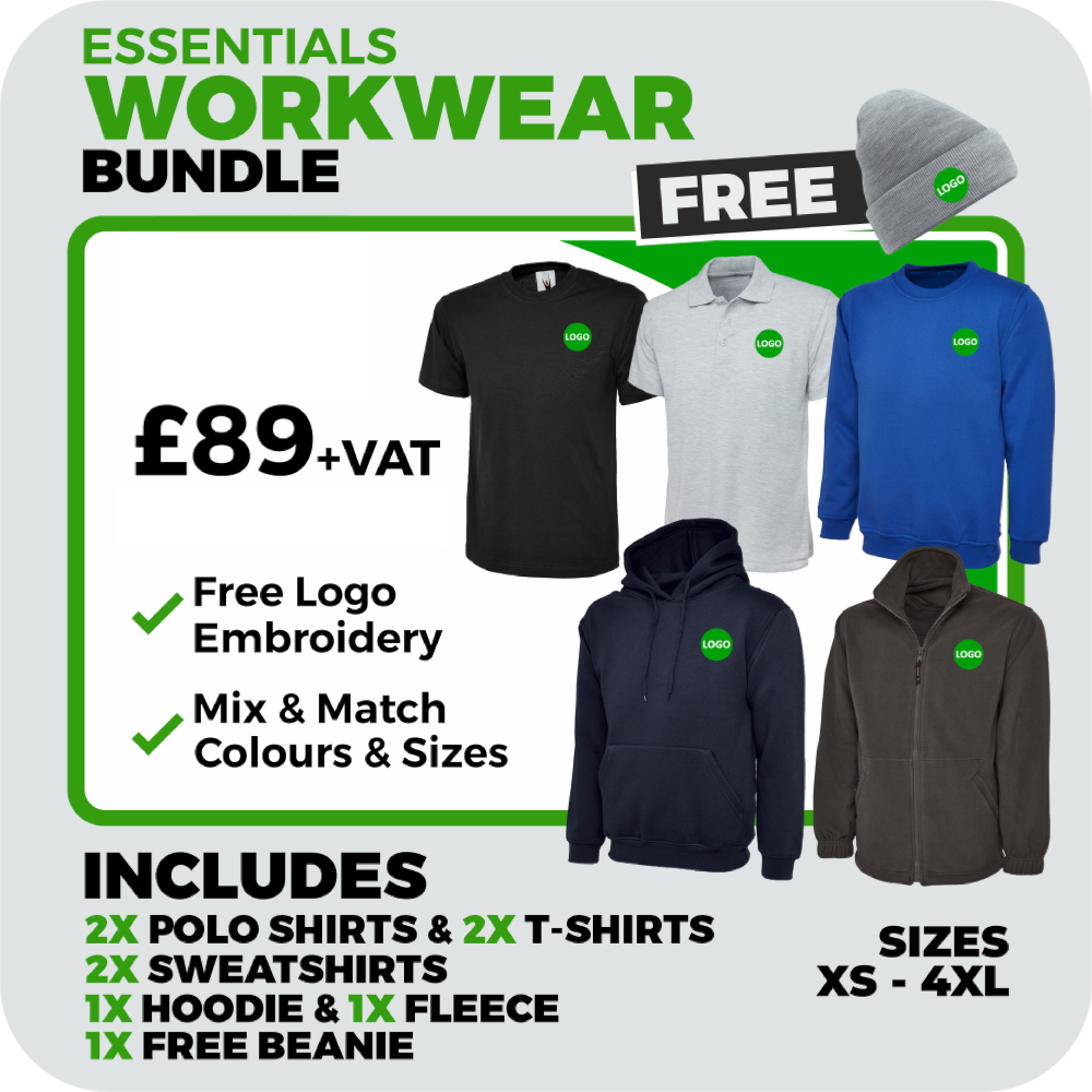 Embroidered Workwear Bundle (Essentials)