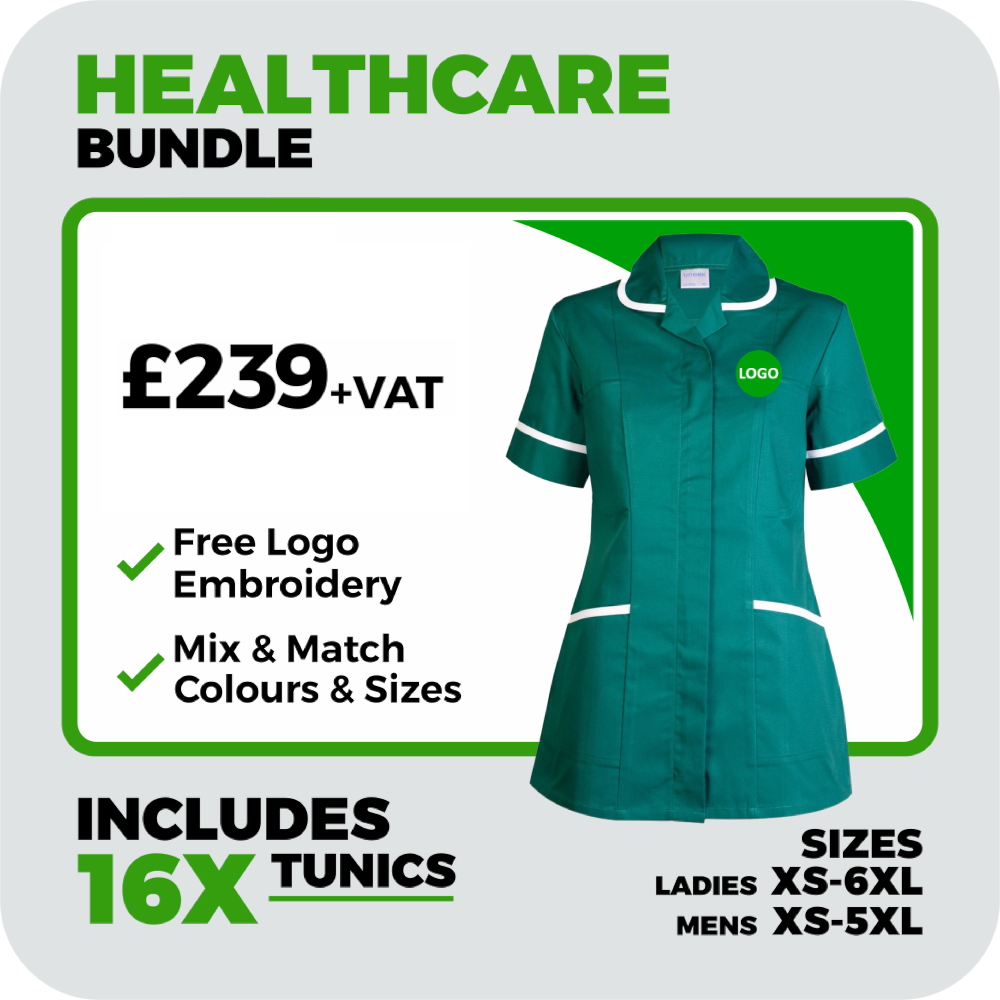Embroidered Healthcare Tunics – Bundle