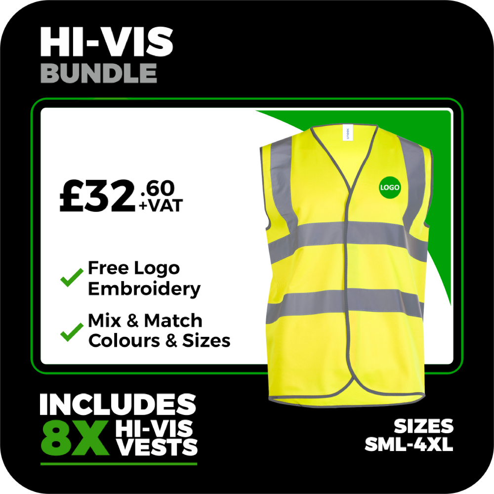 Personalised Hi-Vis Vests – Bundle