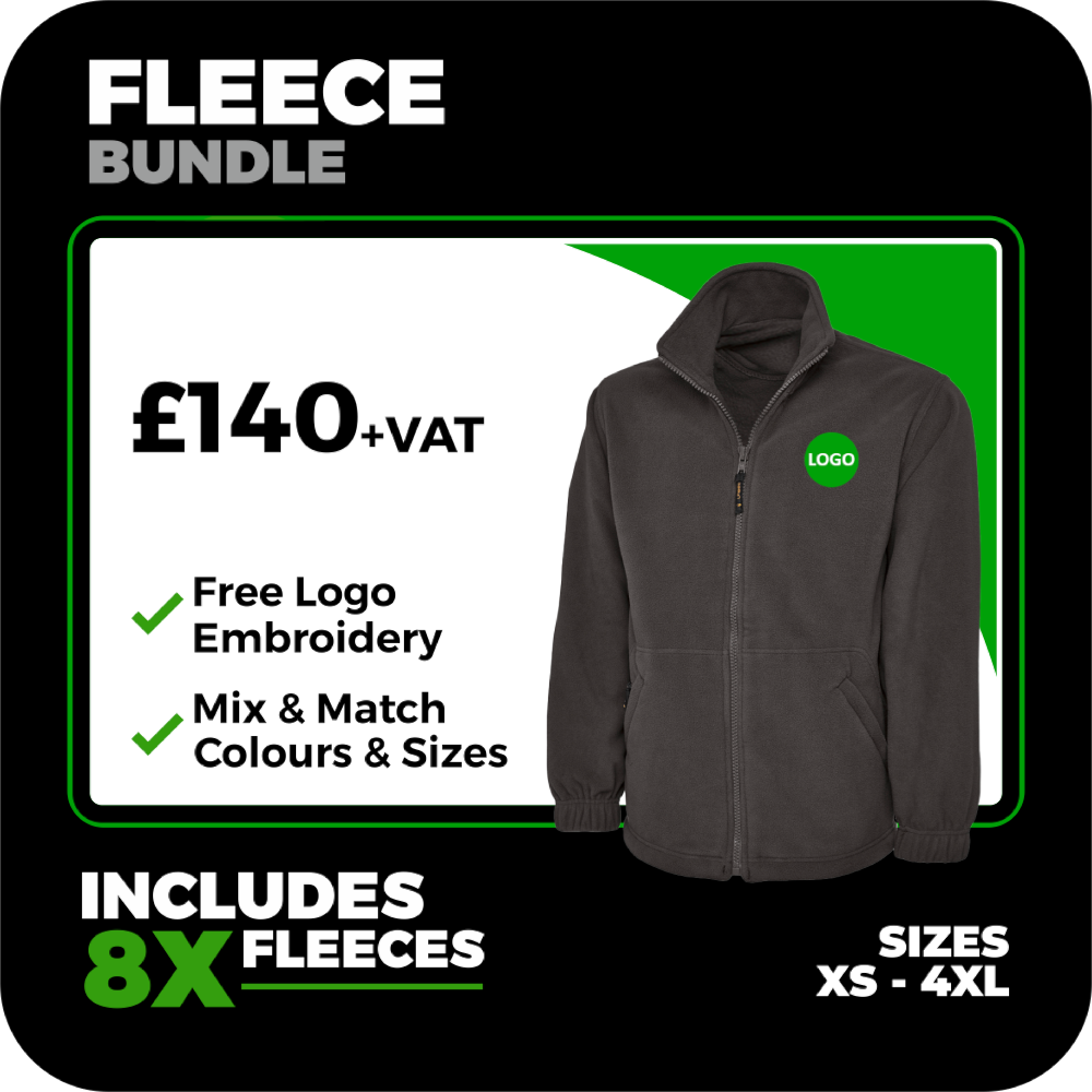 Embroidered Workwear Fleeces – Bundle